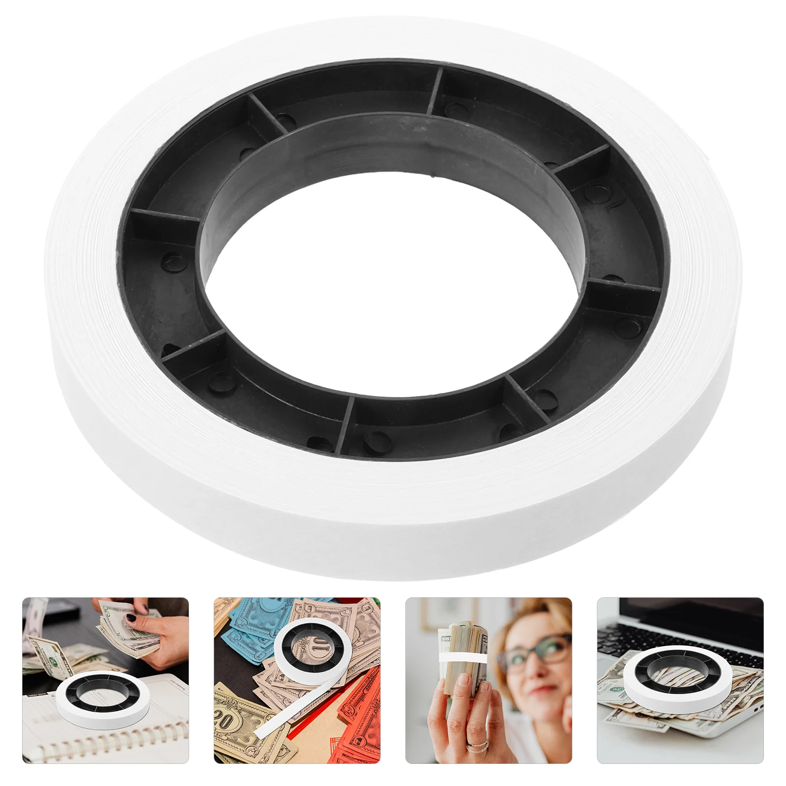 Banknote Binding Paper Strip (white [one Plate]) Office Blank CD Band Money Wraps for Bills