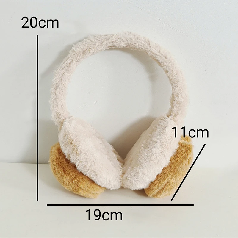 Winter Thickened Capybara Guinea Pig Plush Ear Muffs Students Outdoor Cycling Warm Windproof Cold Ear Warmer Plush Earmuffs