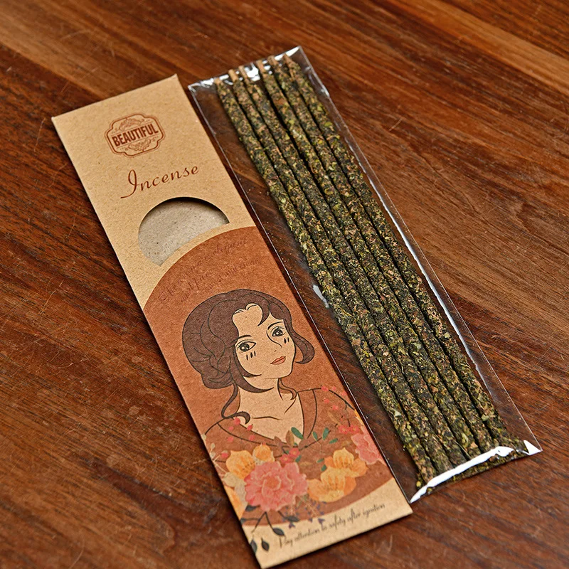 Y 6 العصي الطبيعية اليدوية البخور العصي خشب الصندل الأرز حكيم روز أوسمانثوس الروائح خط البخور المنزل الروائح