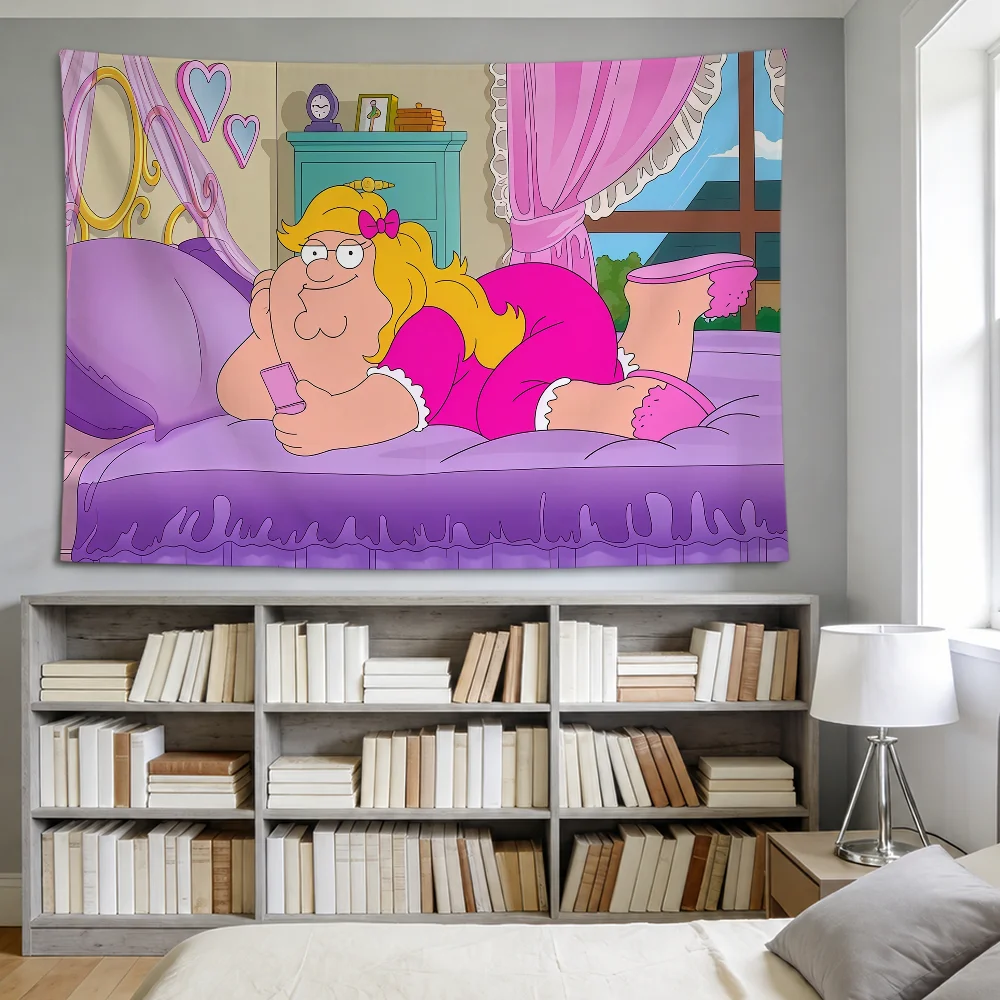 Flag For Room Cartoon Dorm Party Hogar G-griffin Bedside Living Room Funny Wall Hanging Garden Meme Decor P-peter Banner Gift