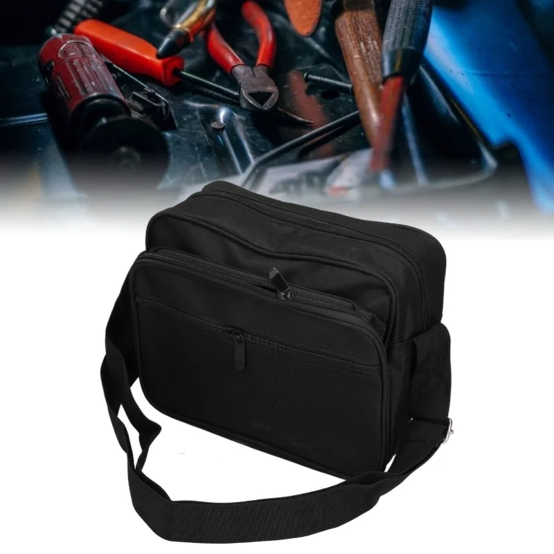 Portable Tool Bag Durabel Thicken Canvas Hardware Tool Bag WearResisting Multiple Pockets