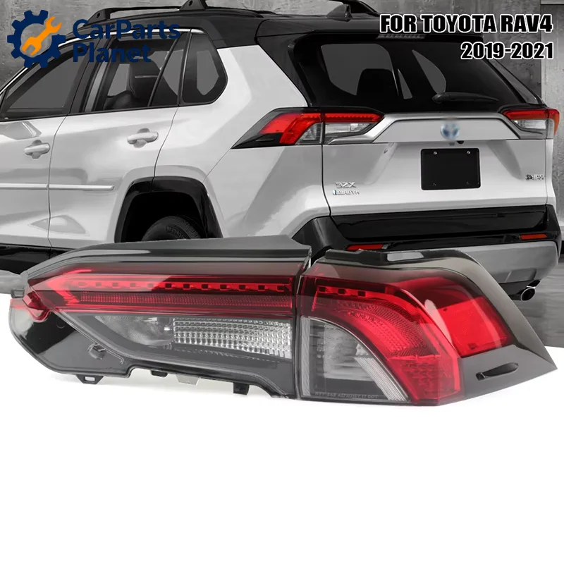 

Левый и Правый Задний Фонарь для Toyota RAV4 2019-2021, Стоп-сигнал, Сборка заднего фонаря, Автоаксессуары 81550-0R090, Парковочный фонарь