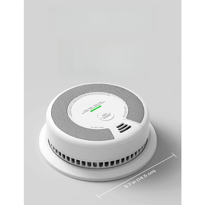 

NEW 10-Year Battery Powered Fire and CO Alarm, Wireless Interconnected Combination Smoke HOME.