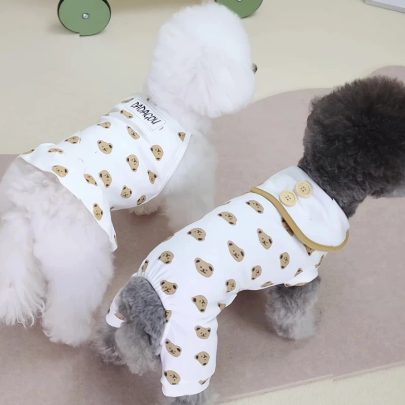 Pet Dog Clothes Summer Thin Dog couple clothing Cat Vest Teddy Pomeranian Pet Puppy Breathable Clothing Dog shih tzu Costume