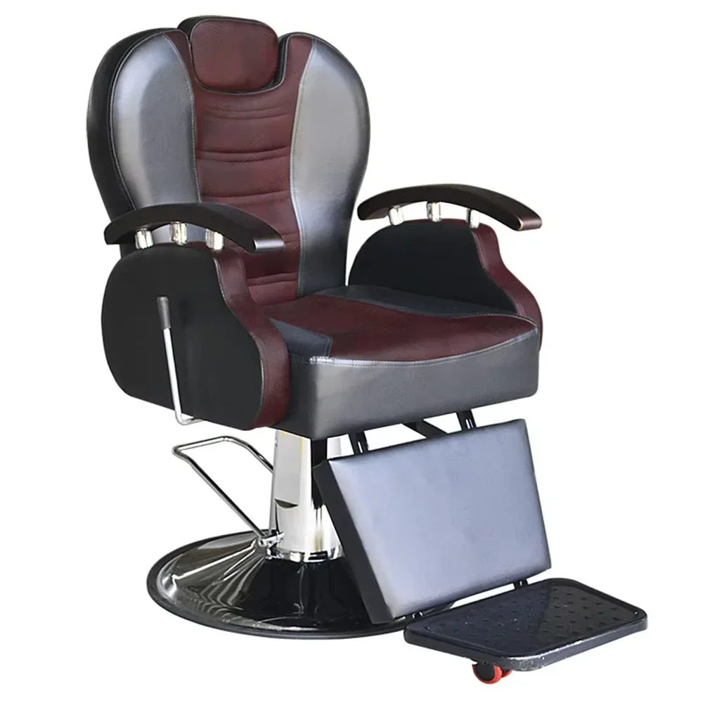 High Quality Beauty Barbershop Salon Equipment And Furniture Hair Saloon Chairs Metal Barber Chair