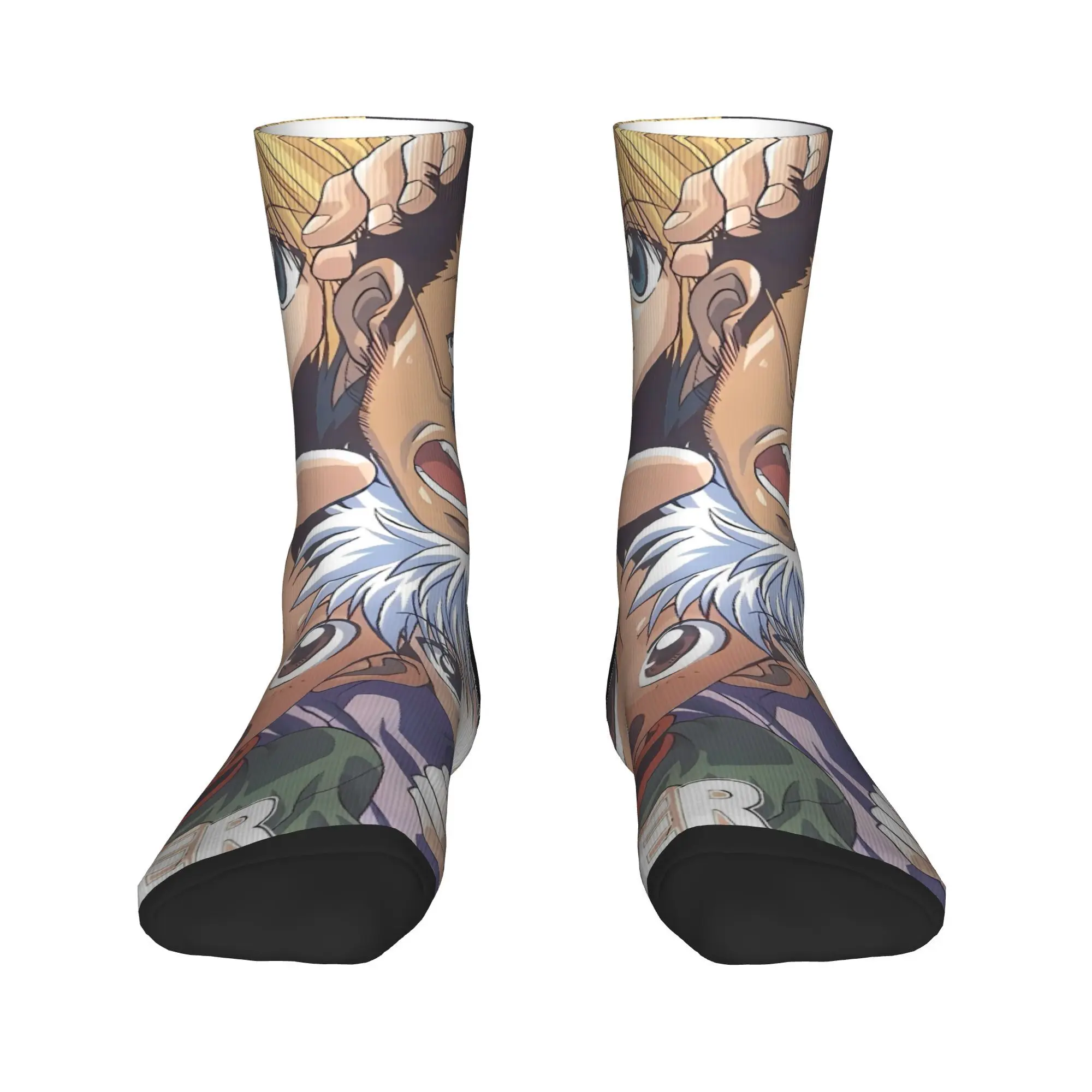 أنيمي HXH غون كيلوا الجوارب المضادة للانزلاق جوارب للجنسين الرجال لينة تنفس تسلق الجوارب الشتاء تصميم الأزياء الجوارب