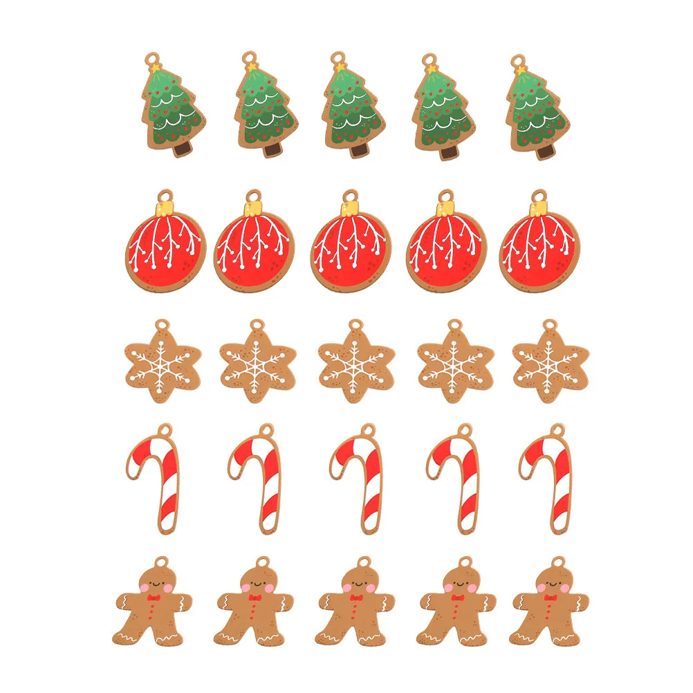 

50Pcs Santa Themed Christmas Greeting Cards Foldable Paper Message Cards Hanging Ornament Style Holiday Greeting Card Set