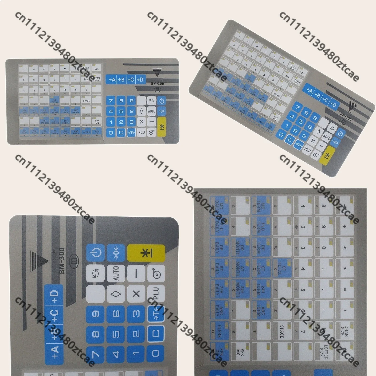 5PCS Keyboard Protection Film For DIGI SM300P SM-300P Electronic Scale Panel SM300 SM-300 English Version