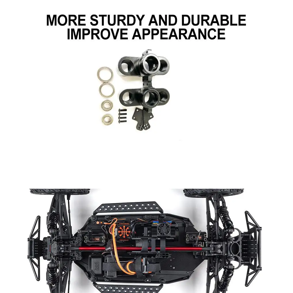 RCGOFOLLOW Steering Hub Carrier RC Car Part Durable Steering Block Knuckles For 1/7 6S Monster Trucks RC Upgrade Part