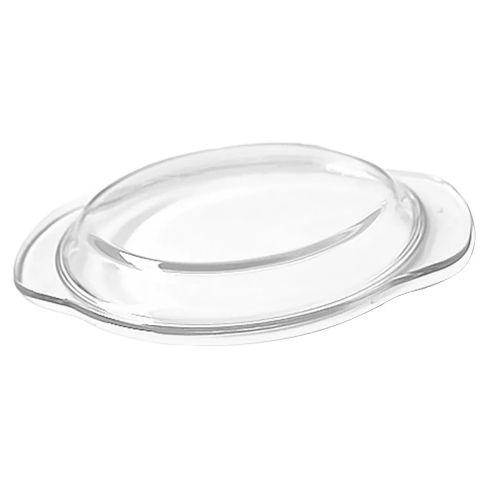 

1pc Microwave Plate Cover 17.8Cm Glass Reusable Anti-Splatter Lid For Bacon Beef Burgers Breads Grilled Sandwiches Cooking