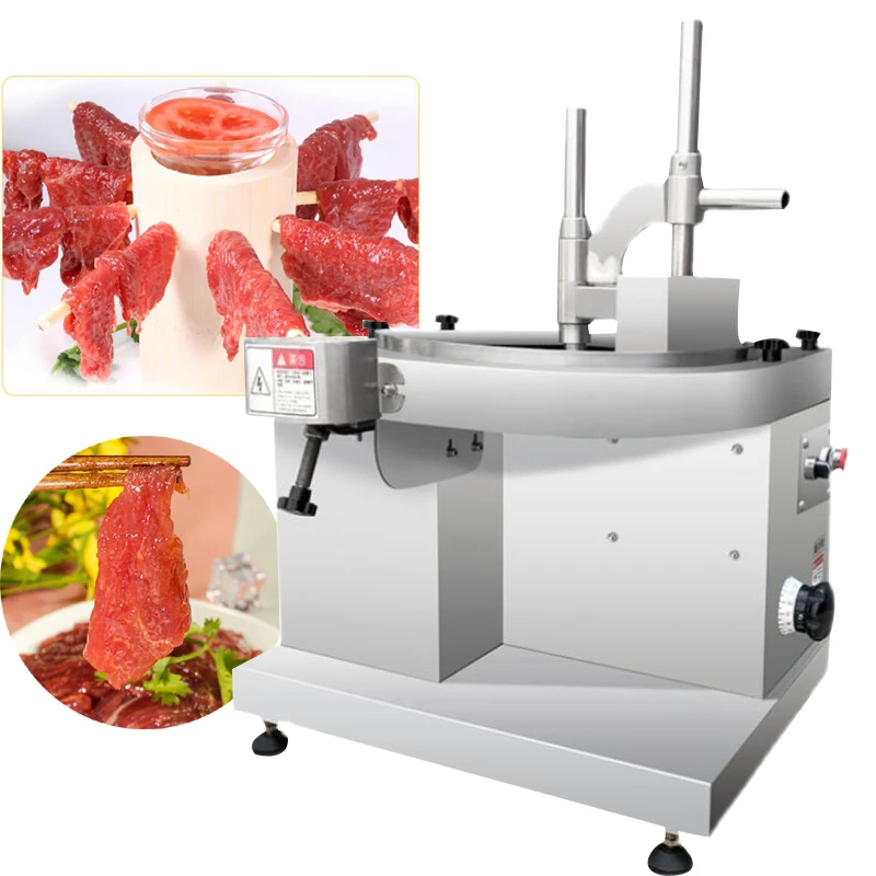 Automatic Fresh Meat Slicer Stainless Steel Fresh Meat Slicer Efficient Automatic Fresh Meat Processing Equipment