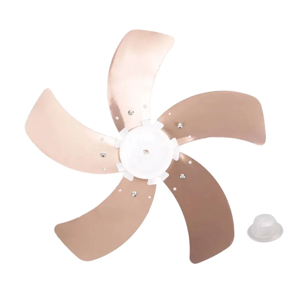 Aluminum Fan for blades Electric Fan for blades For Quiet Environments Easy Installation Enhanced Airflow Five-Blade