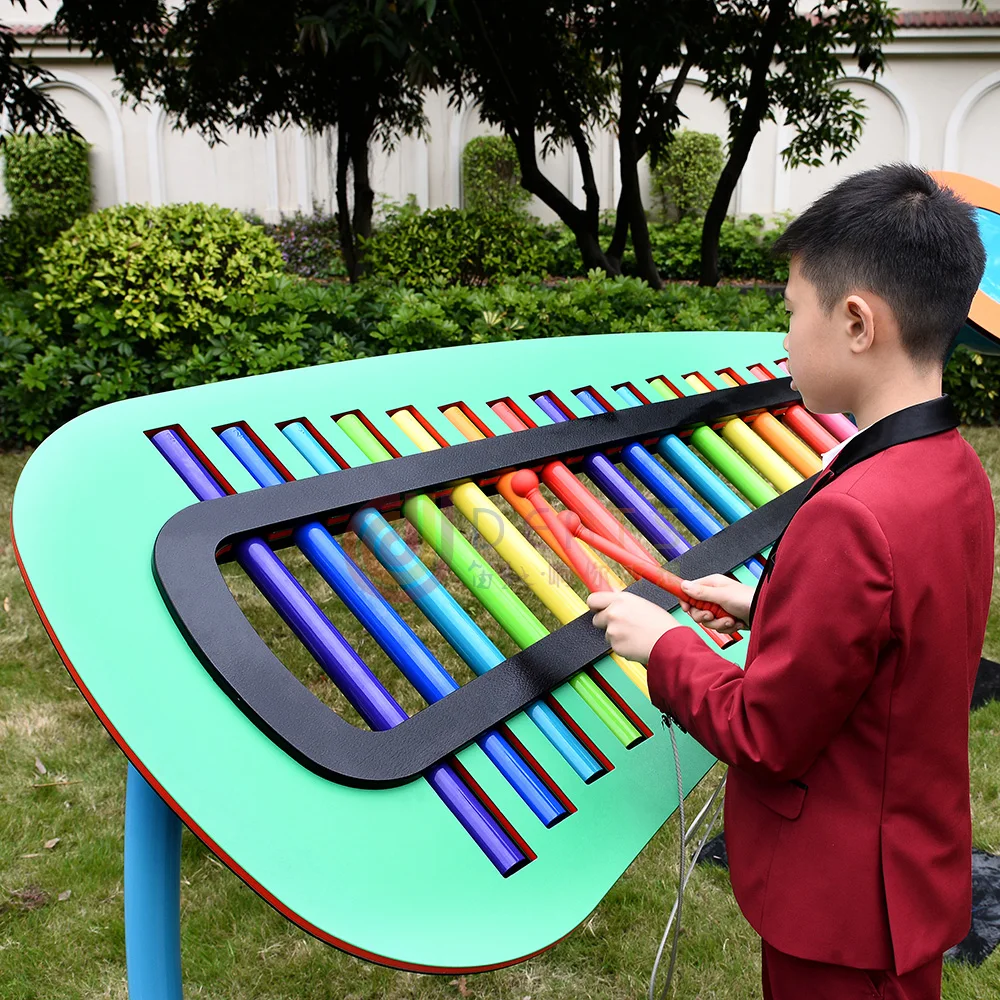 Hot selling wholesale factory outdoor musical instrument outdoor glockenspiel garden xylophone in music playground equipment