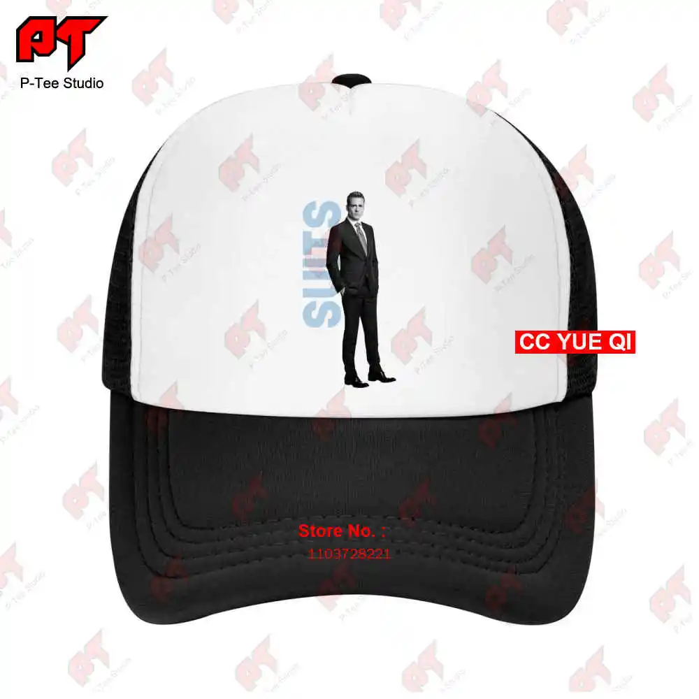 Gorra de béisbol de pie con traje de Harvey Specter, gorra de camión, I9EV