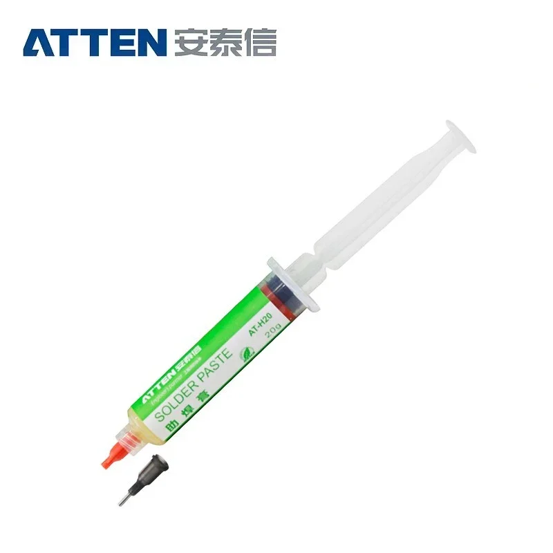 ATTEN Soldering paste AT-H20/AT-H40/AT-H60 Rosin soldering flux High-purity soldering paste Soldering aids