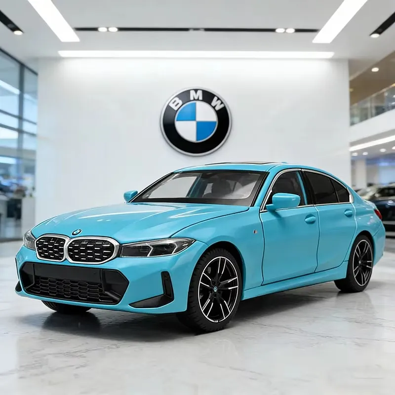 

Масштабная модель автомобиля BMW 325 LCI (серия 3) 1:24, со звуком и светом, инерционная, детская игрушка, коллекционный предмет, подарок на день рождения