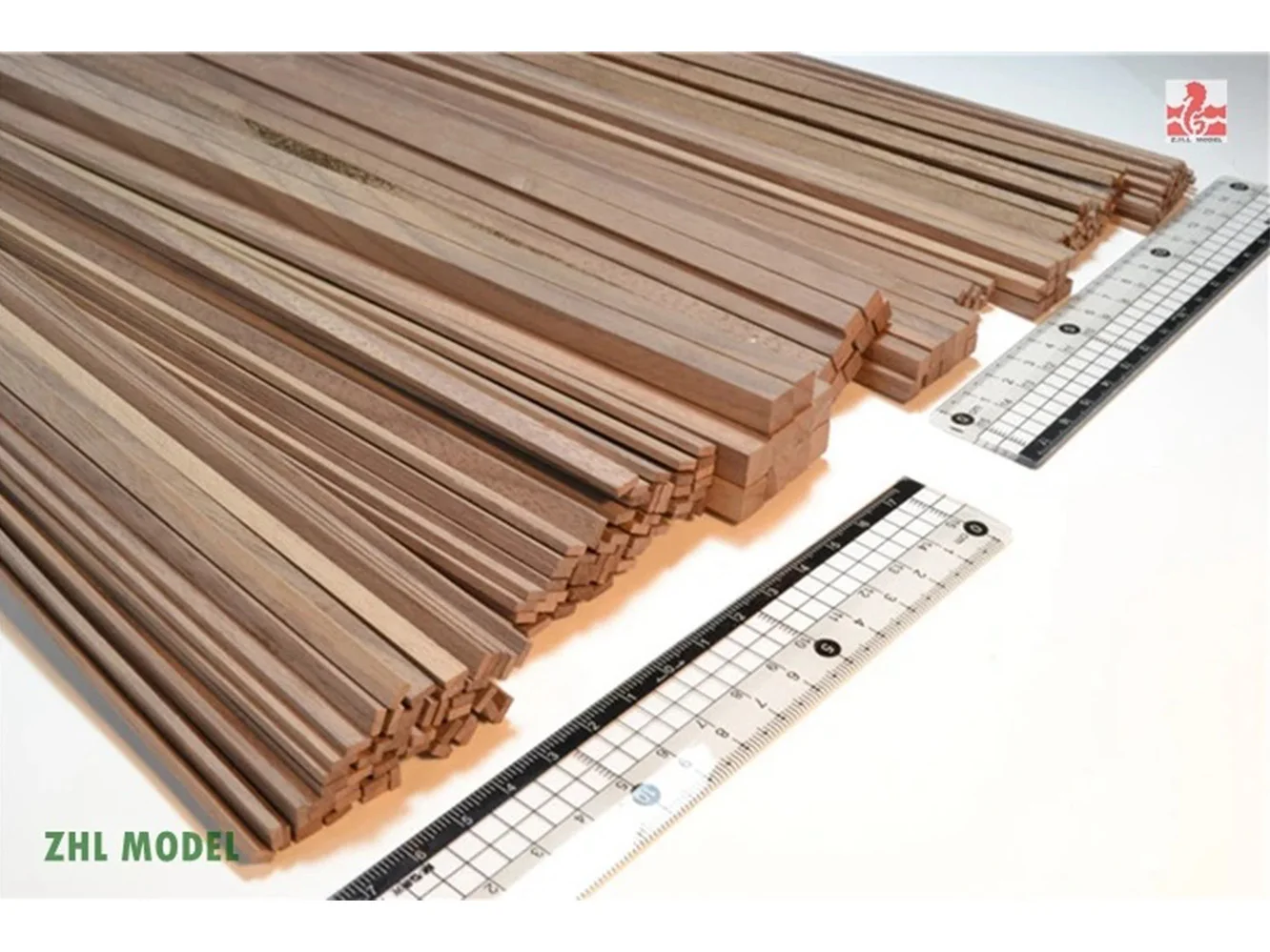 ZHL Black walnut wood strips 25 pieces model ship