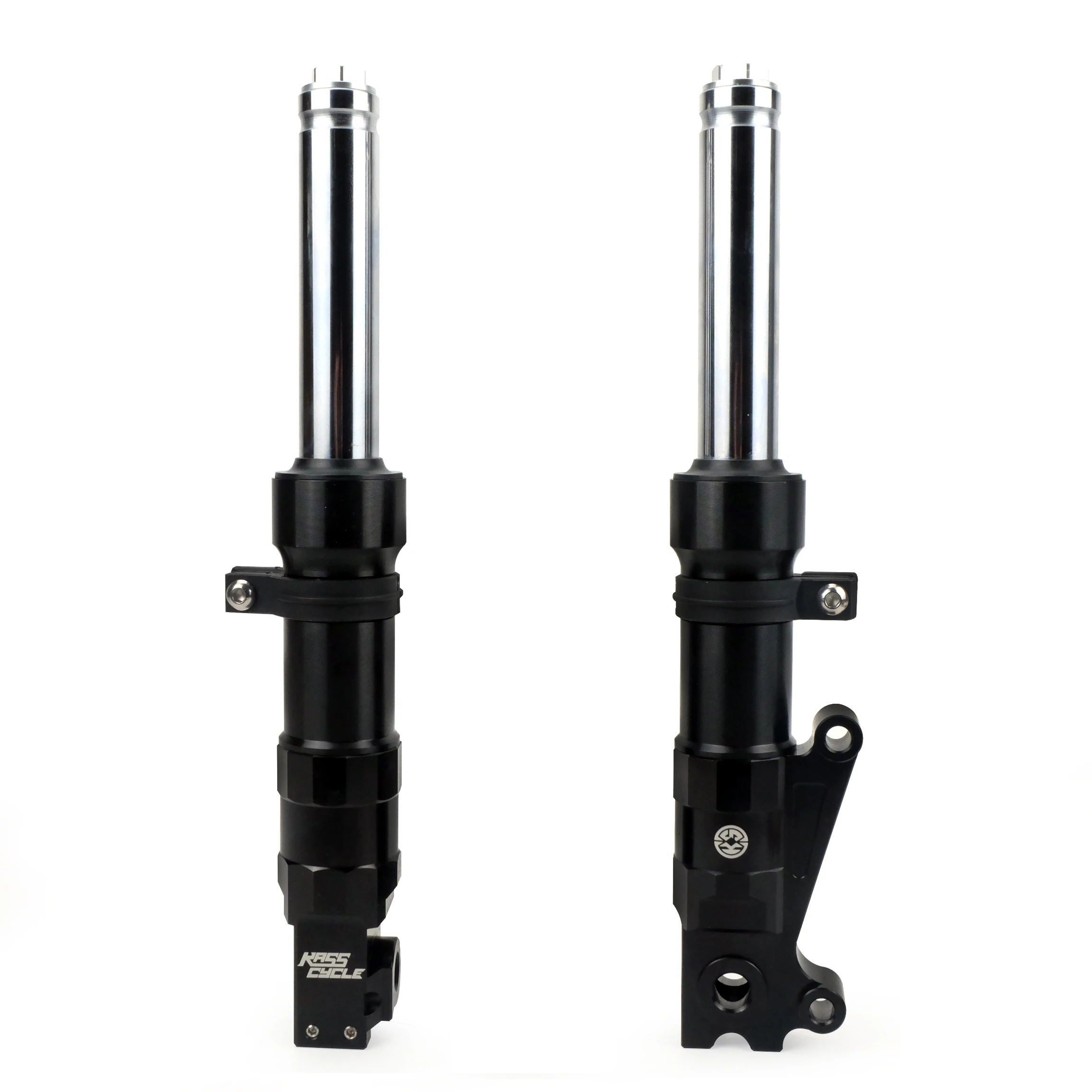 

Lowered Front Disc Brake Forks Lowdown Lower Down Shocks Absorber For Gy6 Honda Ruckus Zoomer Nps50 Af58 Dio Swap Scooter Parts