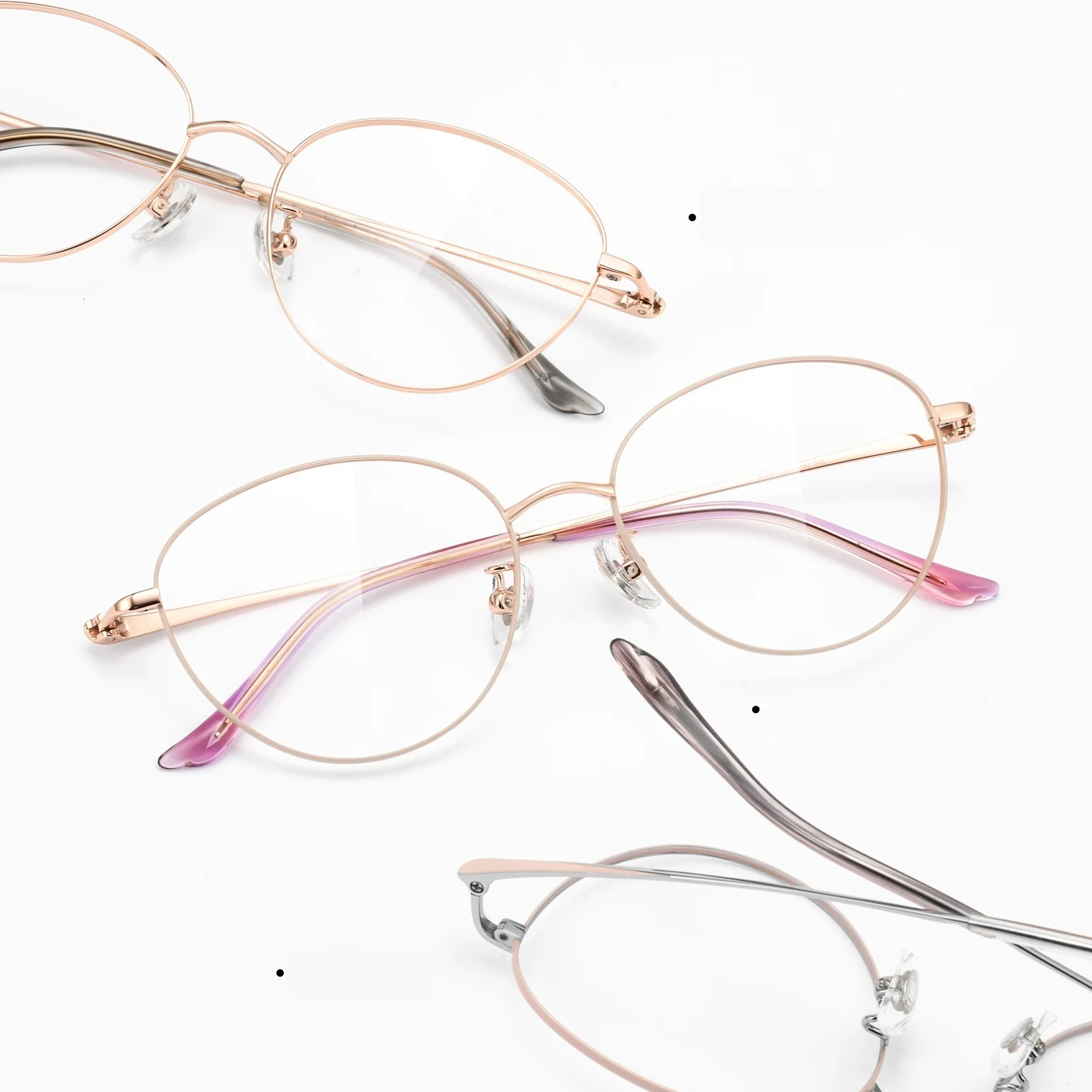 Miniature Cat Eyewear Women Optical Glasses Titanium Filter Blue Light Prescription Lens Myopia Eyeglasses Frame Reading Glasses