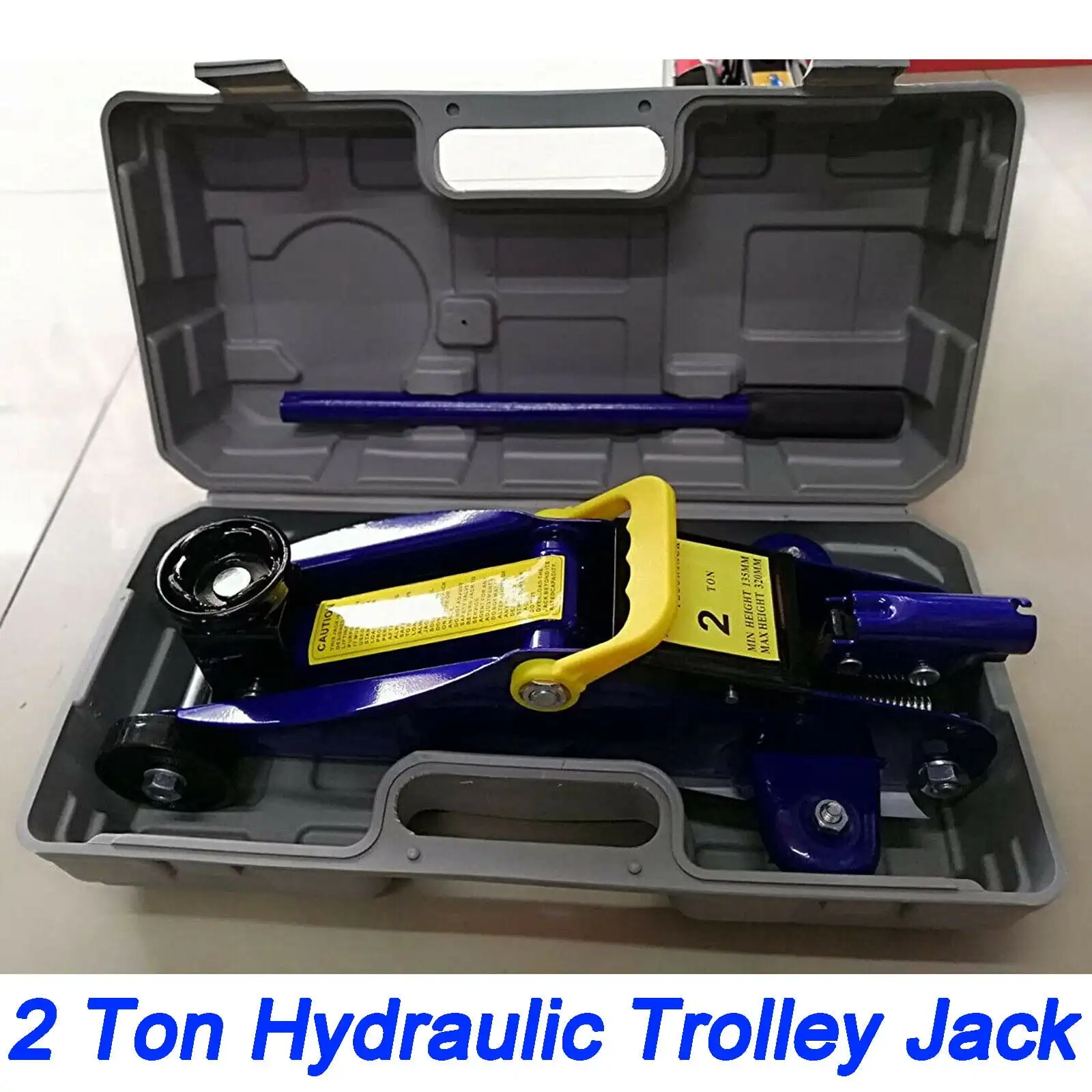 

Trolley Jack 2 Ton Heavy Duty Hydraulic Lifting Floor Jack 2000kg Capacity