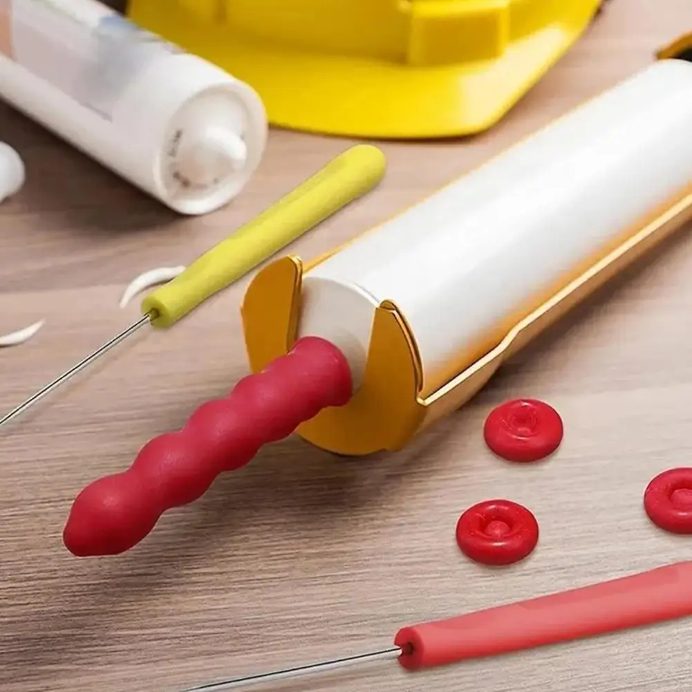 Caulk Tube Saver Sealing Cap Nozzle Protector Sealant Cartridge Tip Cover Glue Bottle Anti Leak Cap Construction Tool