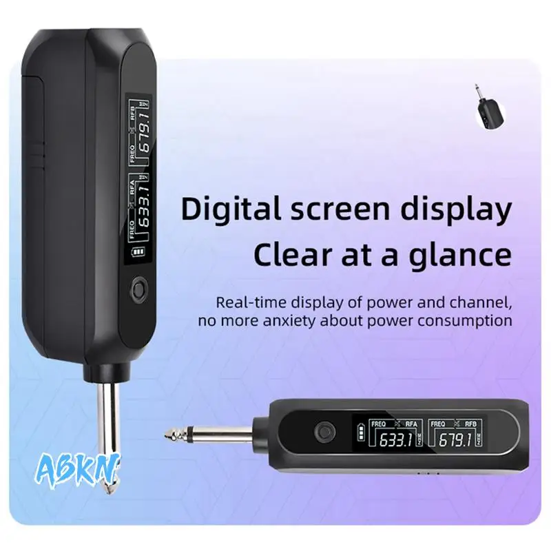 

ABKN-RGB Microphone 2.4G Wireless Microphone For KTV Church Show Meeting Home One To Two