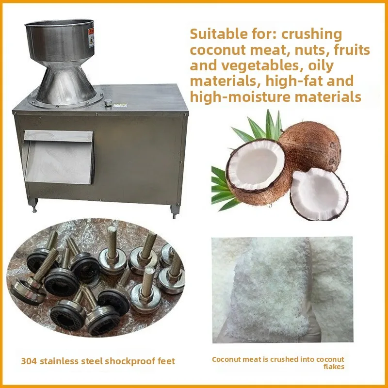 Coconut pulverizer, coconut grinder, nut fruit and vegetable pulverizing equipment manufacturer wholesale pulverizer