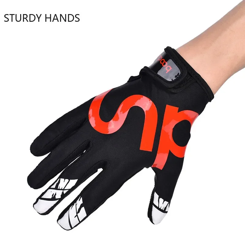 1Pair Youth Baseball Gloves Non Slip Silicone Wear Resistant Breathable Adjustable Wrist Strap Glove Outdoor Sports Gloves