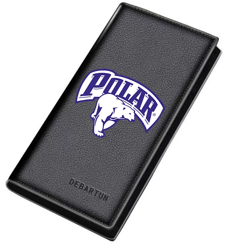 Polar bear graphic design  Men's Long Wallets Business Stylish Printing Design Casual Use Christmas Valentine's Father's Day Gif