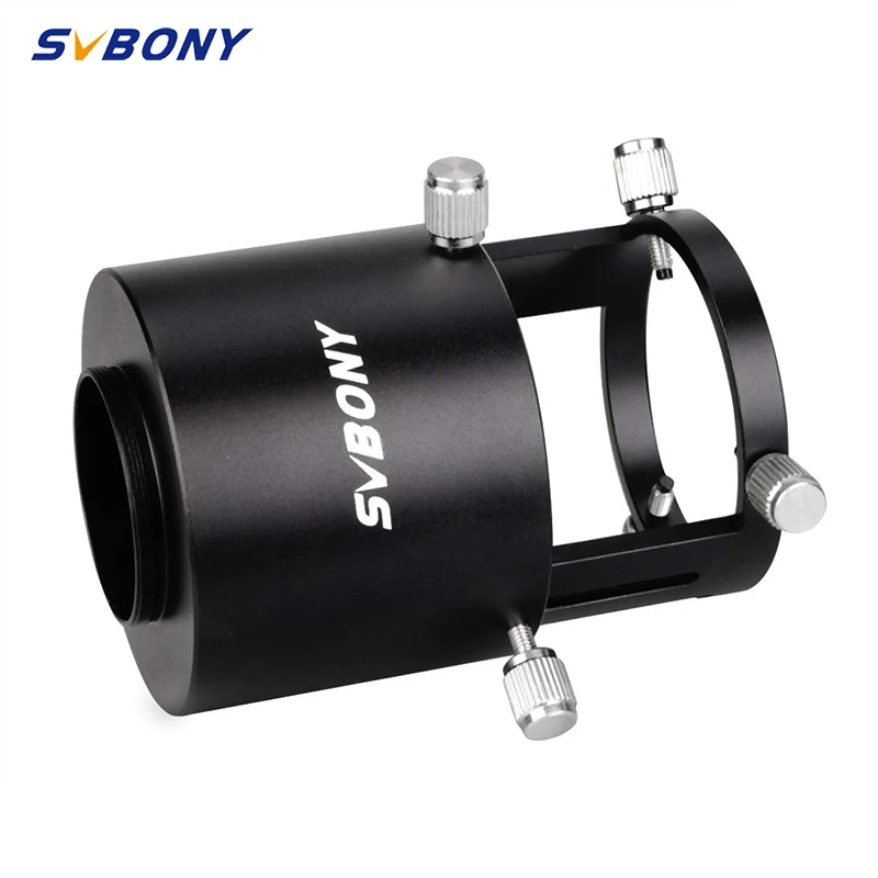 Svbony SV123 Telescope Adapter Black Metal for Camera Connection Monocular Retractable Eyepiece Outer Diameter 49-58mm Fits SV46