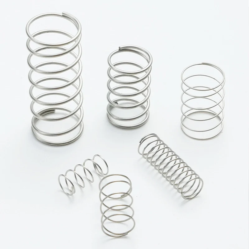 Wire Dia:0.2mm 304 Stainless Steel Od:1mm-4mm Micro Small Return Compression Spring Compression Spring Length:5mm-25mm
