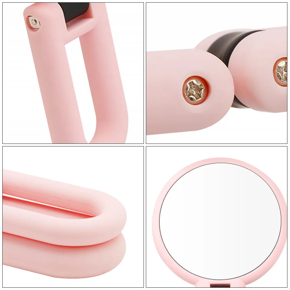 

Pocket Double-Sided Makeup Mirror 10x Magnifying Rotatable Compact Mirror Portable for Travel Business