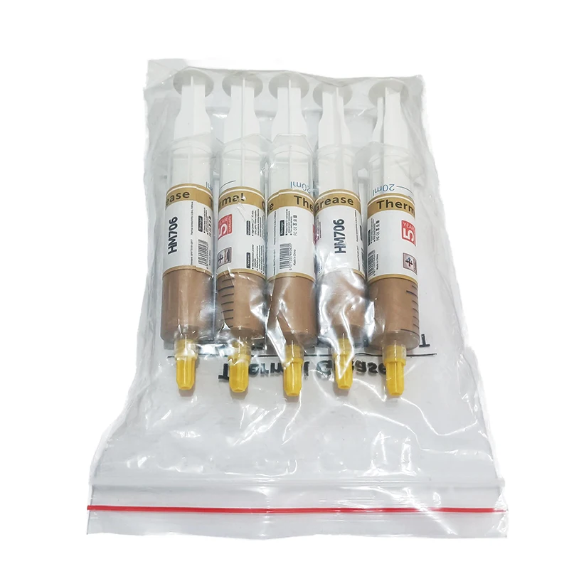 30g high quality gold color thermal grease silicone Processor cooling paste thermal paste big tube