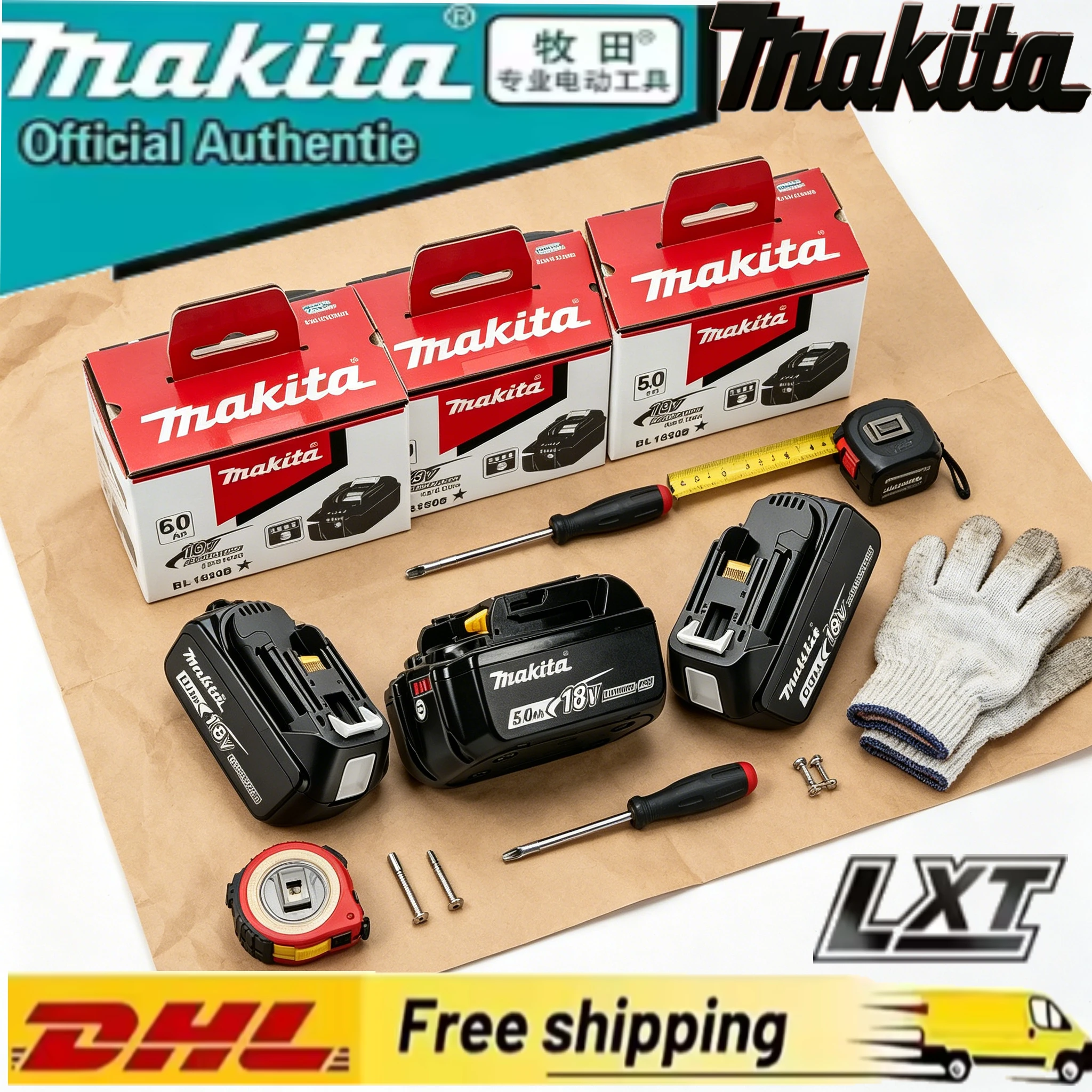 Tools For Fabrication Workshop - For Makita BL1860 18V Battery Pack