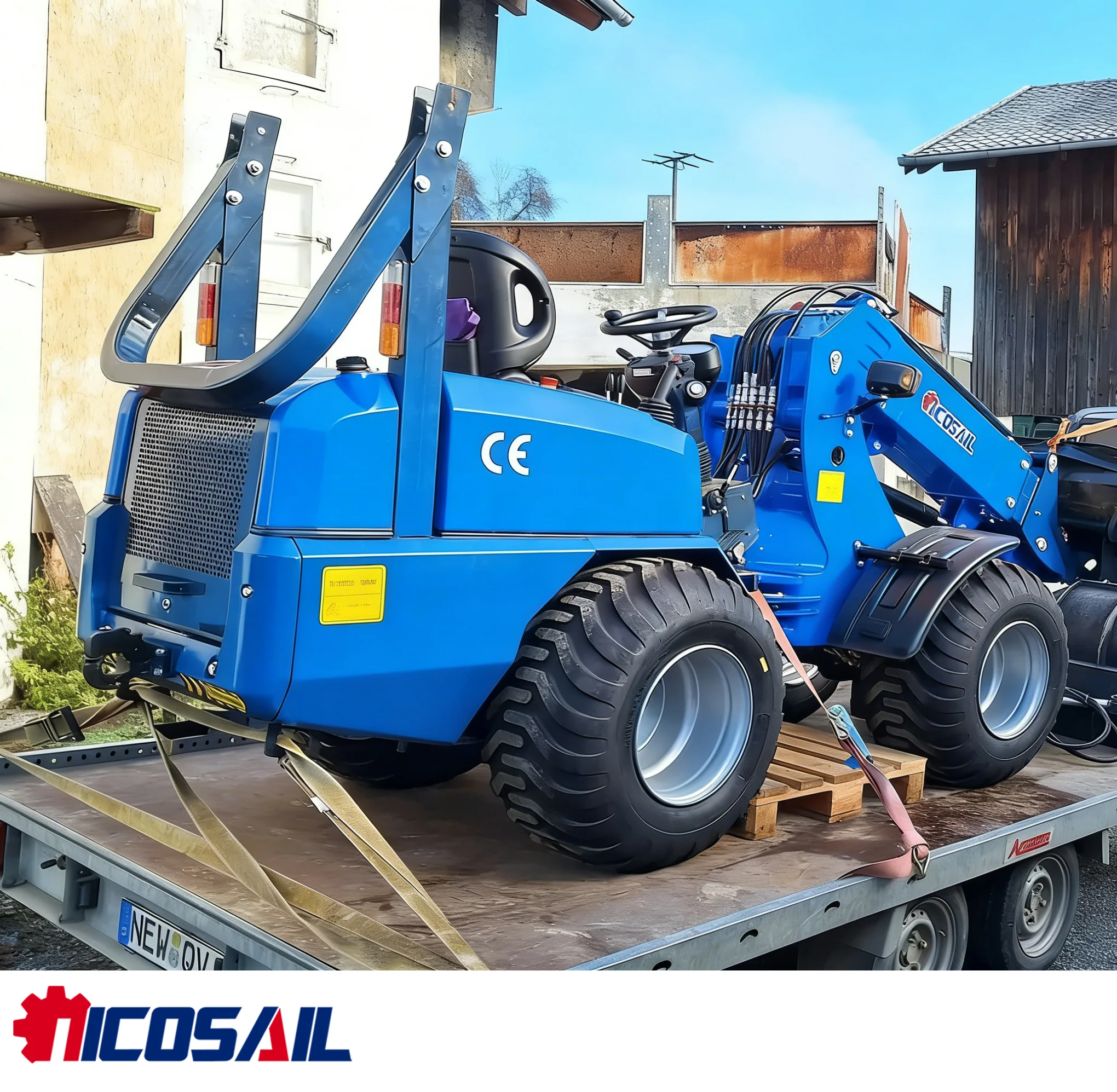 

The telescopic arm of the remote-controlled loader in China has a lifting height of 3600mm, comparable to that of a forklift