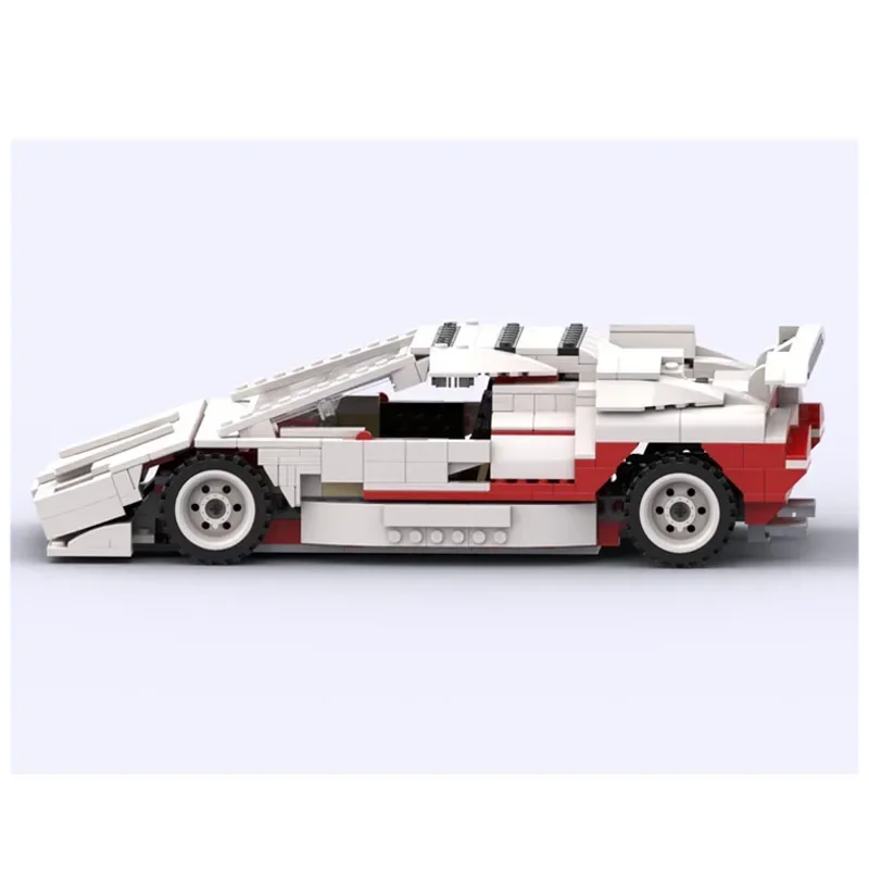 

MOC-103388 Classic Movie Series Supercar Assembly Stitching Building Block Model• 771 Parts MOC Creative Building Block Toy