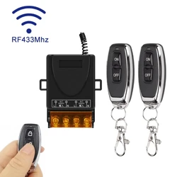 433Mhz Wireless Remote Control Switch AC 75V-220V 30A Relay On Off Remote Control Transmitter For Water Pump Motor LED/Electric