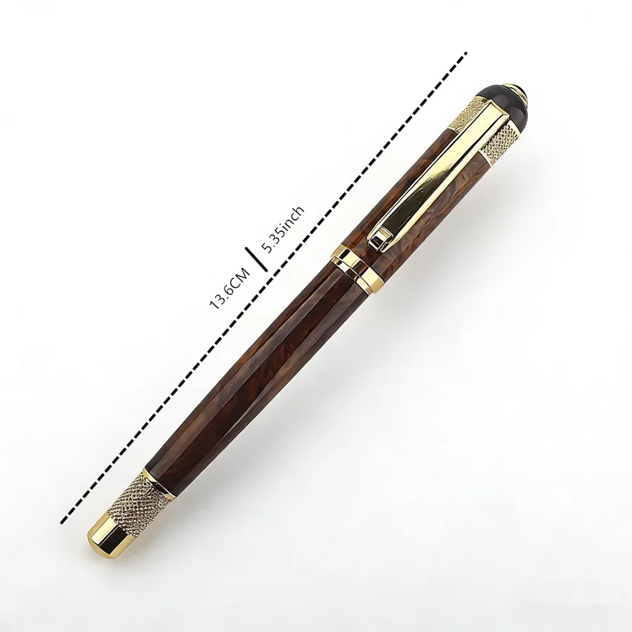 Lüks tükenmez kalem 0.5mm siyah dolum ofis öğrencileri tükenmez kalem/metal tükenmez kalem/jel kalemler hediye kutusu