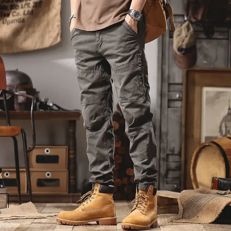 Fishing Cargo Pants for Men Slim Joggers Work Wear Trousers Man Cheap Loose Harajuku Street Nylon Fashion Designer Luxury New In