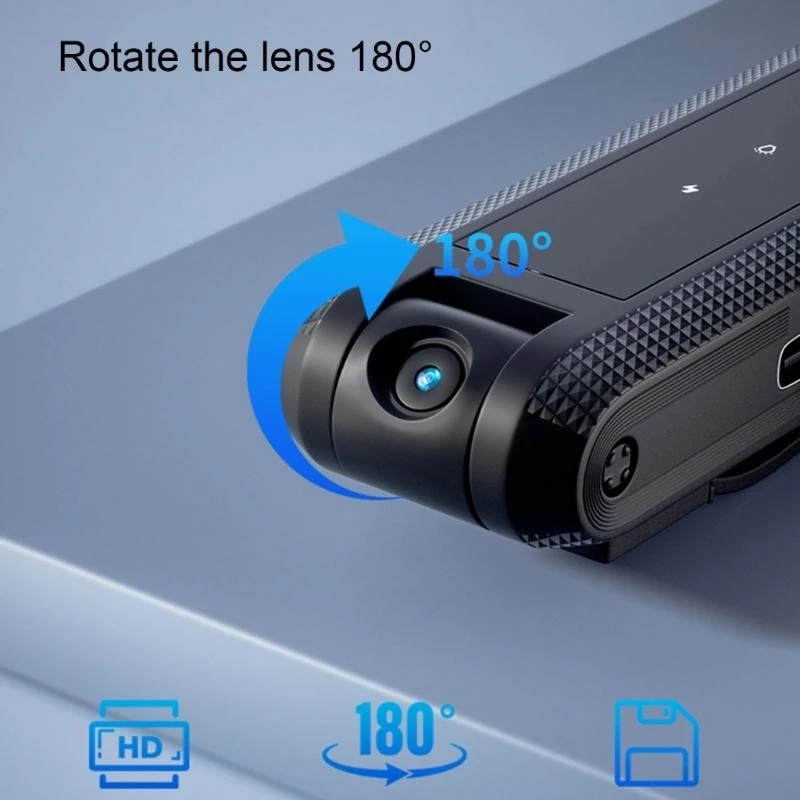 كاميرا صغيرة يمكن ارتداؤها بالجسم 1080P مسجل فيديو مع مشاهد ليلية كشف الحركة مع بطاقة 32 جيجابايت للاستخدام اليومي الرياضي #6