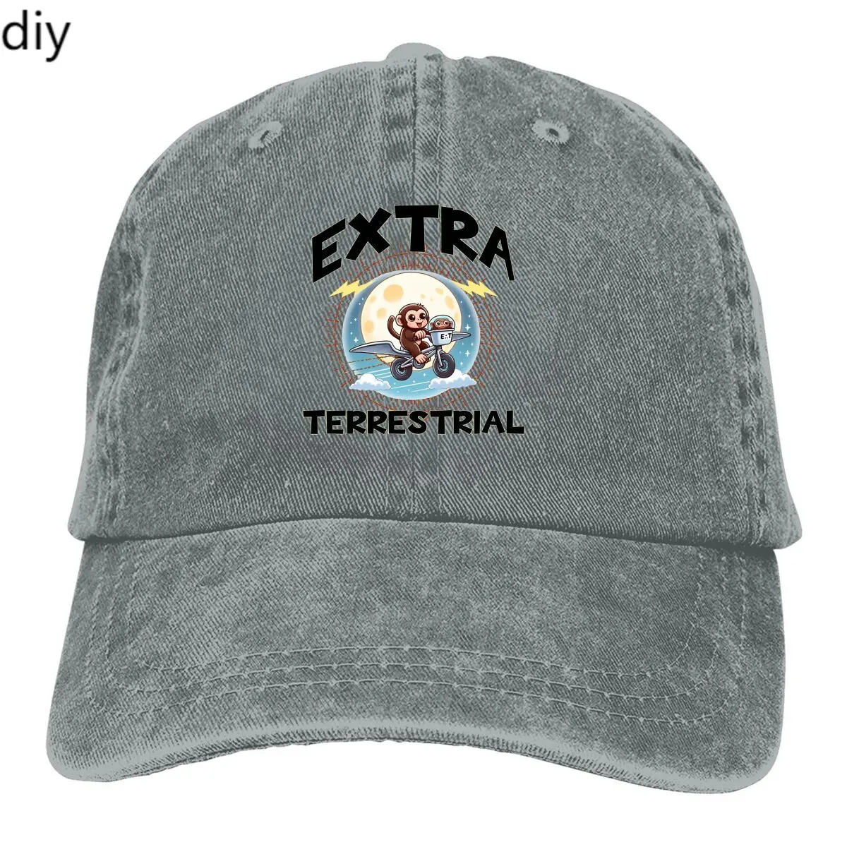 

E.T The Extra Terrestrial Baseball Cap Men Hats Women Visor Protection Snapback Monkey Caps