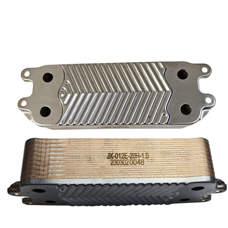 Accesorios para horno de calderas intercambiador de calor secundario intercambiador de calor de placa de 20 placas para reemplazo de calderas G-as