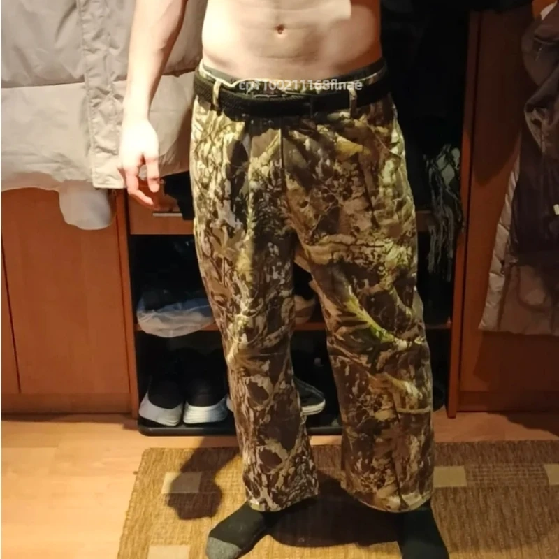 Vendita calda Abbigliamento da ballo di strada 2024 Estate Nuovo Retro Casual Versatile Ramo di un albero Camouflage Hip-Hop Pantaloni da ballo di strada