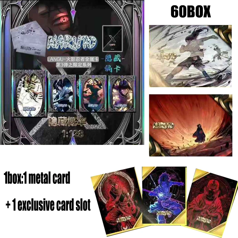 

Набор Наруто Booster Box, чехол для карт Wave 3, официальное аниме, ограниченная серия, игральные карты, игры, игрушки, подарки для детей