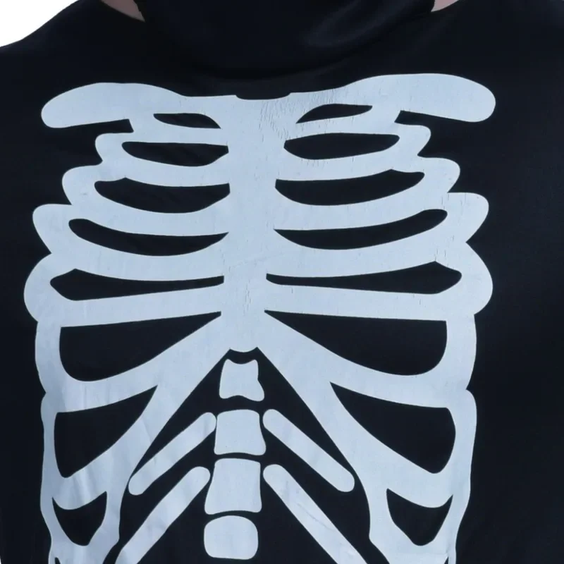 Adult Skeleton Halloween Costume Scary Skull Cosplay Outfits Carnival Easter Purim Fancy Dress&J1