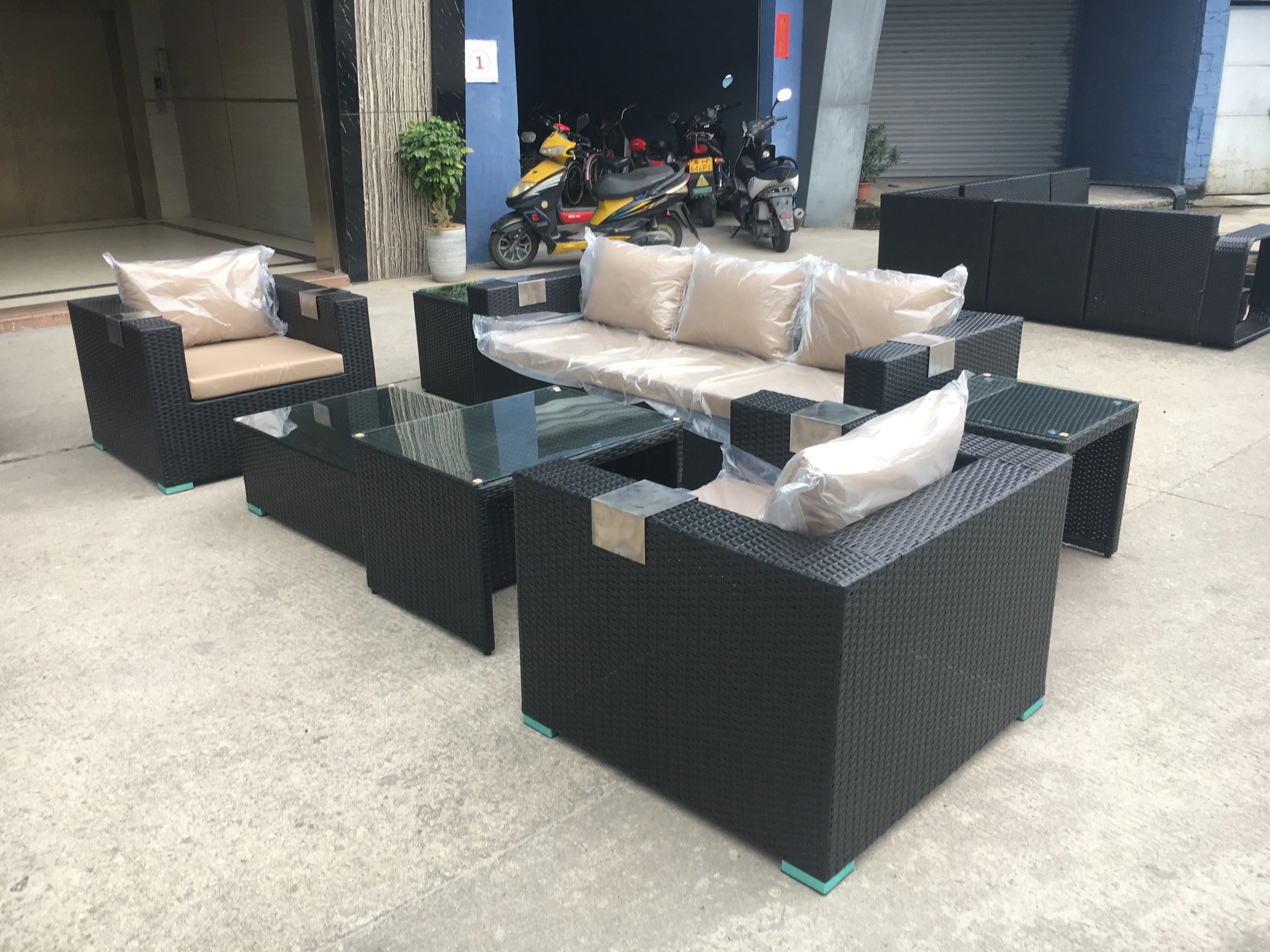 Hot Selling Rattan Wicker Patio Set Outdoor Sofa Set Garden Furniturepromote sales