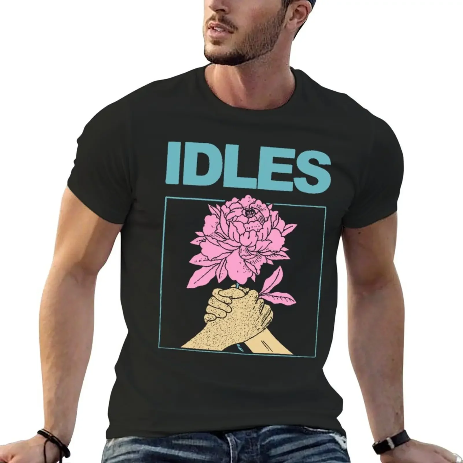 

New-Tour-Release Tour I.D.L.E.S T-Shirt boys whites oversized graphic tee men t shirts high quality