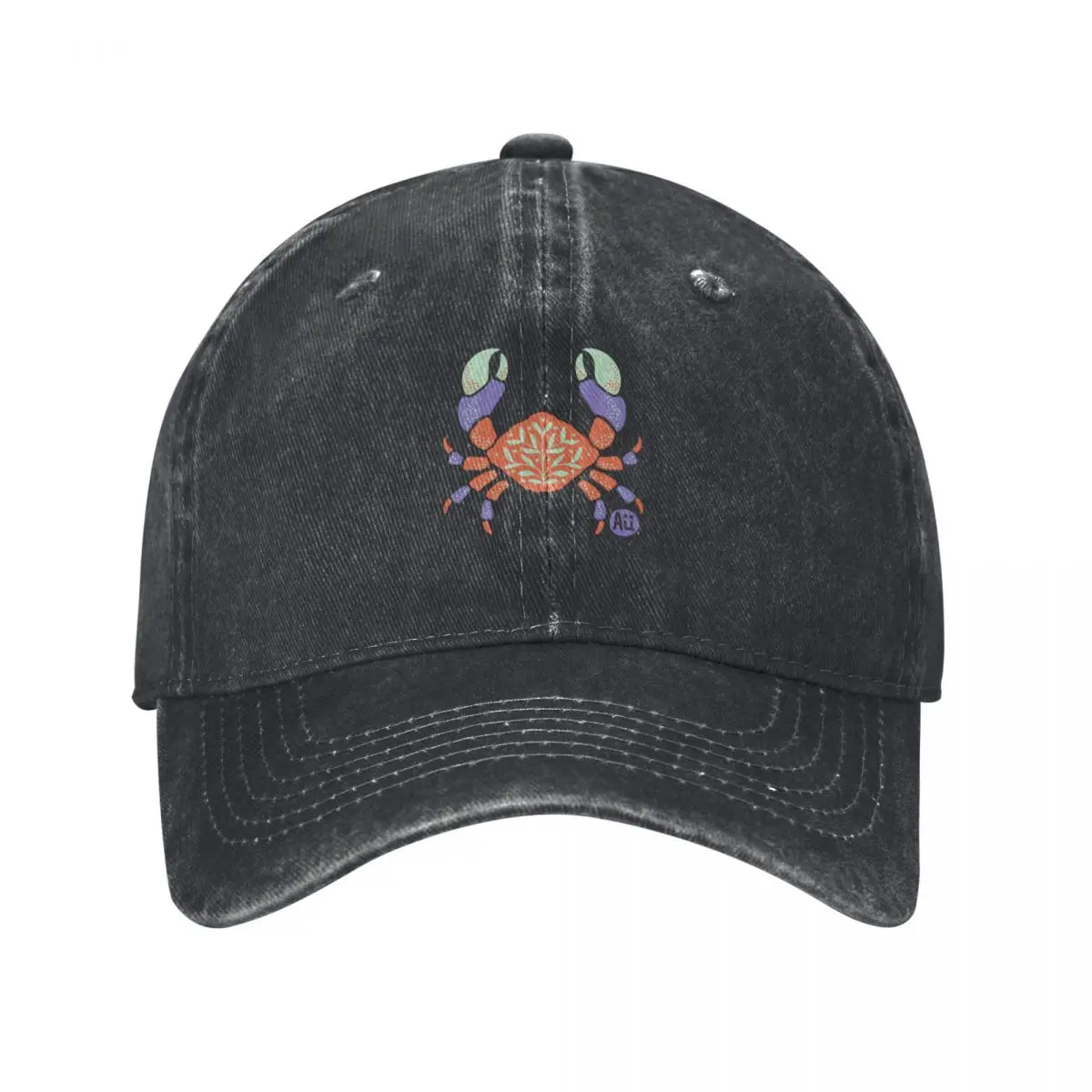 Colorful Crabs' Seaweed Parade [red] Baseball Cap Wild Ball Hat New Hat birthday Boy Child Women's