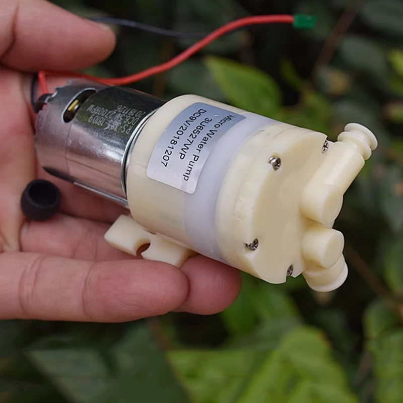 DC 9V Large Flow Small Mini 385 Motor Diaphragm Water Pump Micro Self-priming Suction Water Pump DIY Dispenser Tea Table Pumping