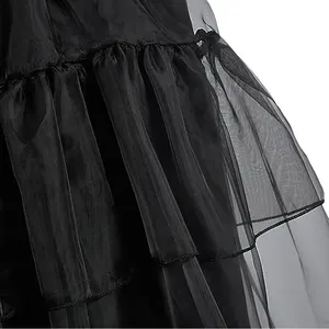 Girl Wednesday Costume Addams Cosplay Black Princess Dress Children PageAnt Dinner Dining Girl Halloween Party Dance 10 Main Sales Dresses Children - №10